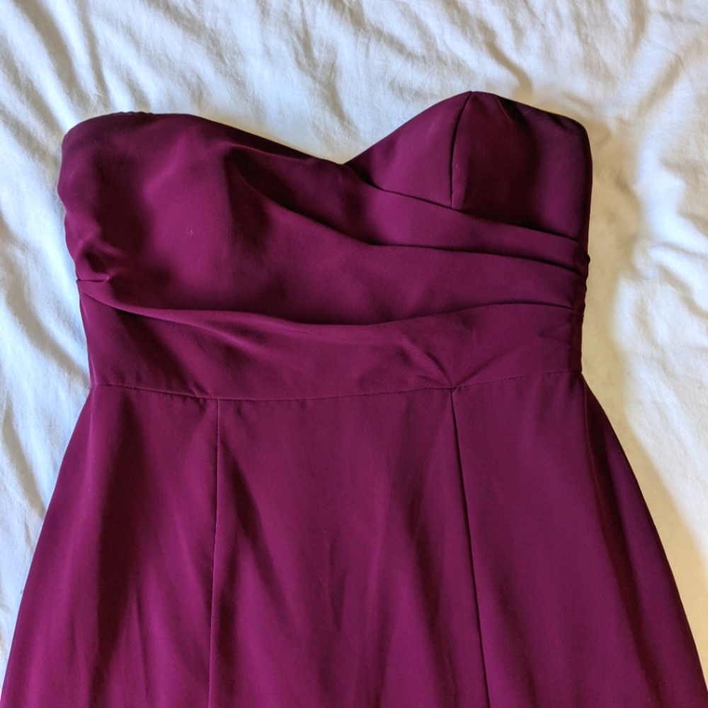 Size 10 Bordeaux Social Bridesmaids dress